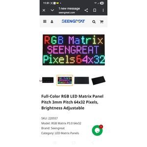 seengreat Full color RGB led matrix panel Sku: 220557